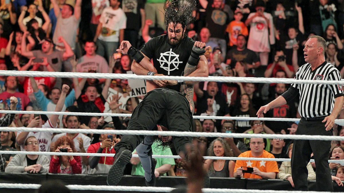 Rollins received a huge reaction when he returned for the first time in over six months